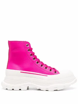 Alexander McQueen Tread Slick high top Sneaker Boots Farfetch