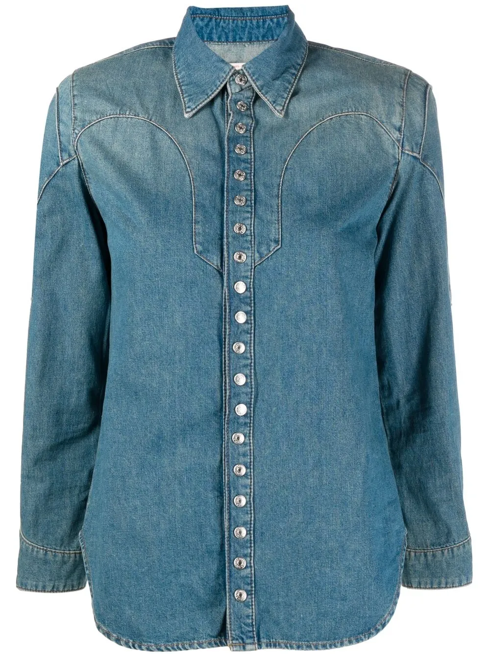Zadig&Voltaire Thelmus long-sleeve denim shirt