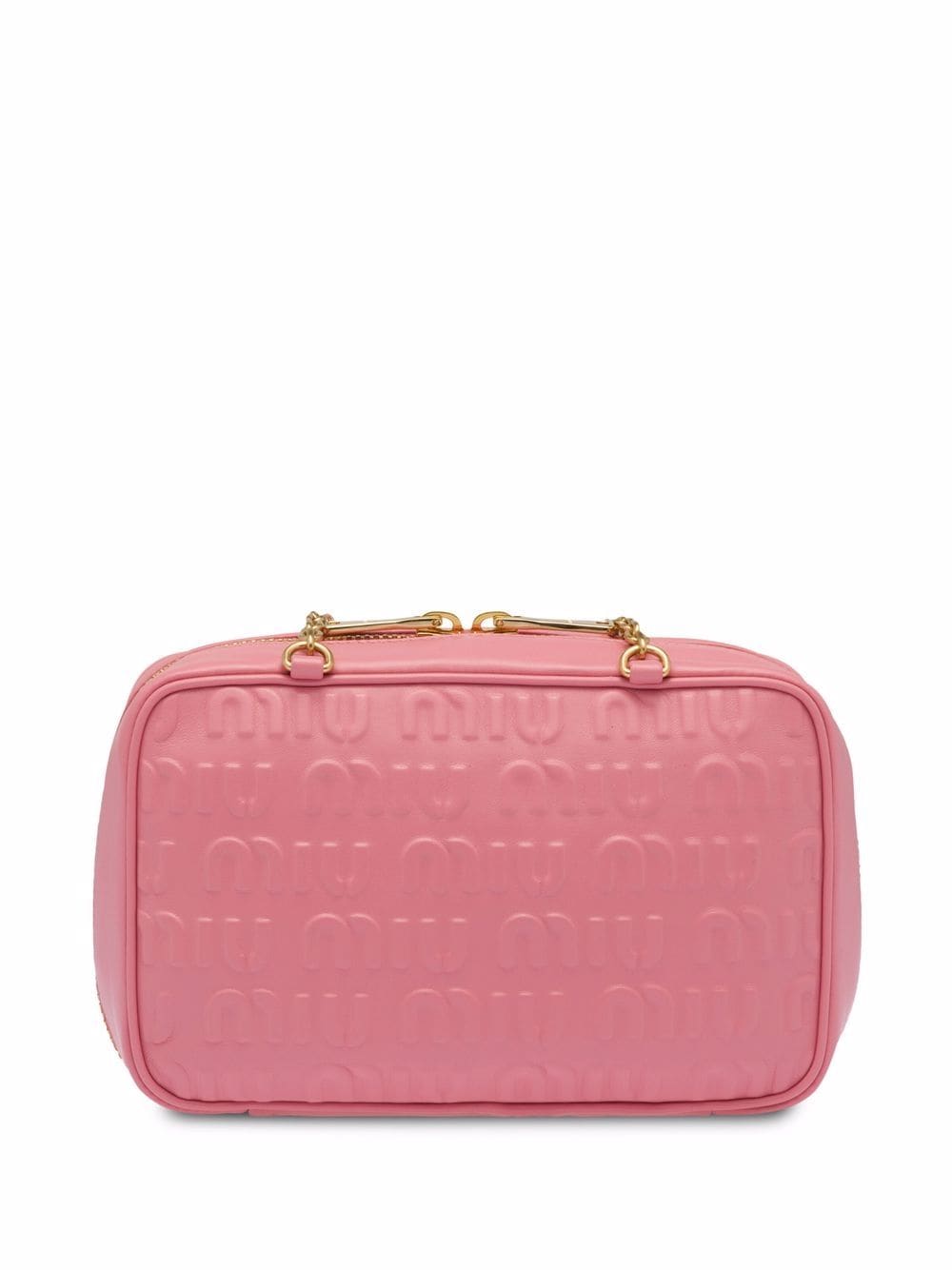 Miu Miu logo-embossed Leather Shoulder Bag - Farfetch