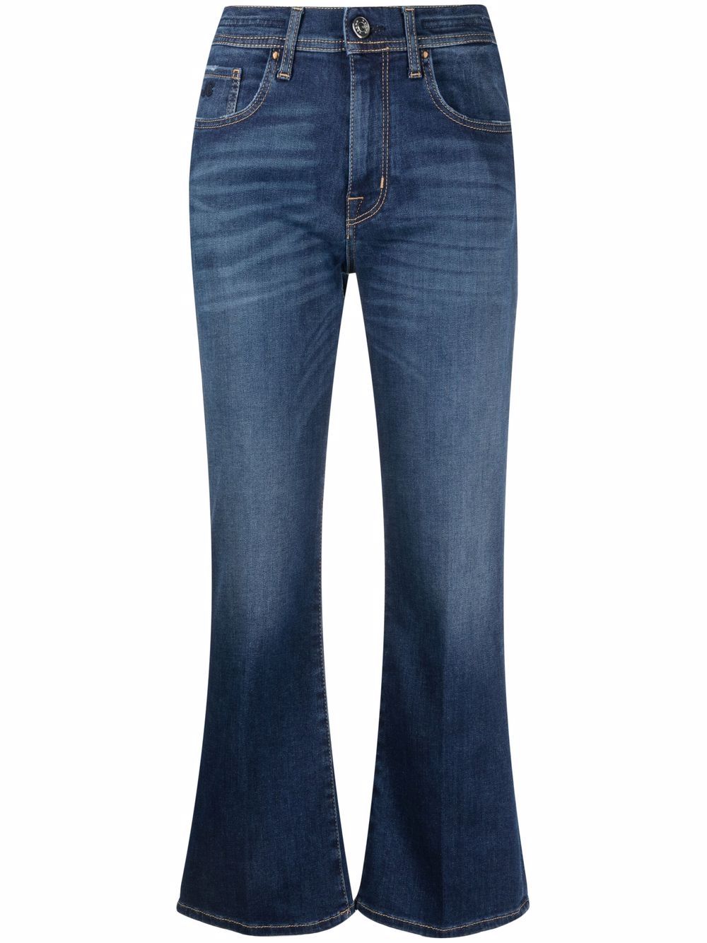 Jacob Cohën Faded Wash Cropped Jeans - Farfetch