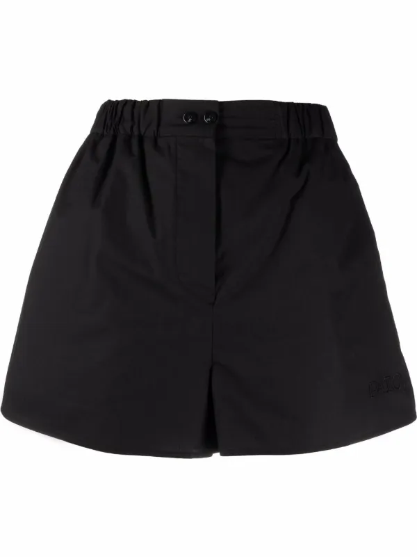 Patou high-waisted Cotton Shorts - Farfetch