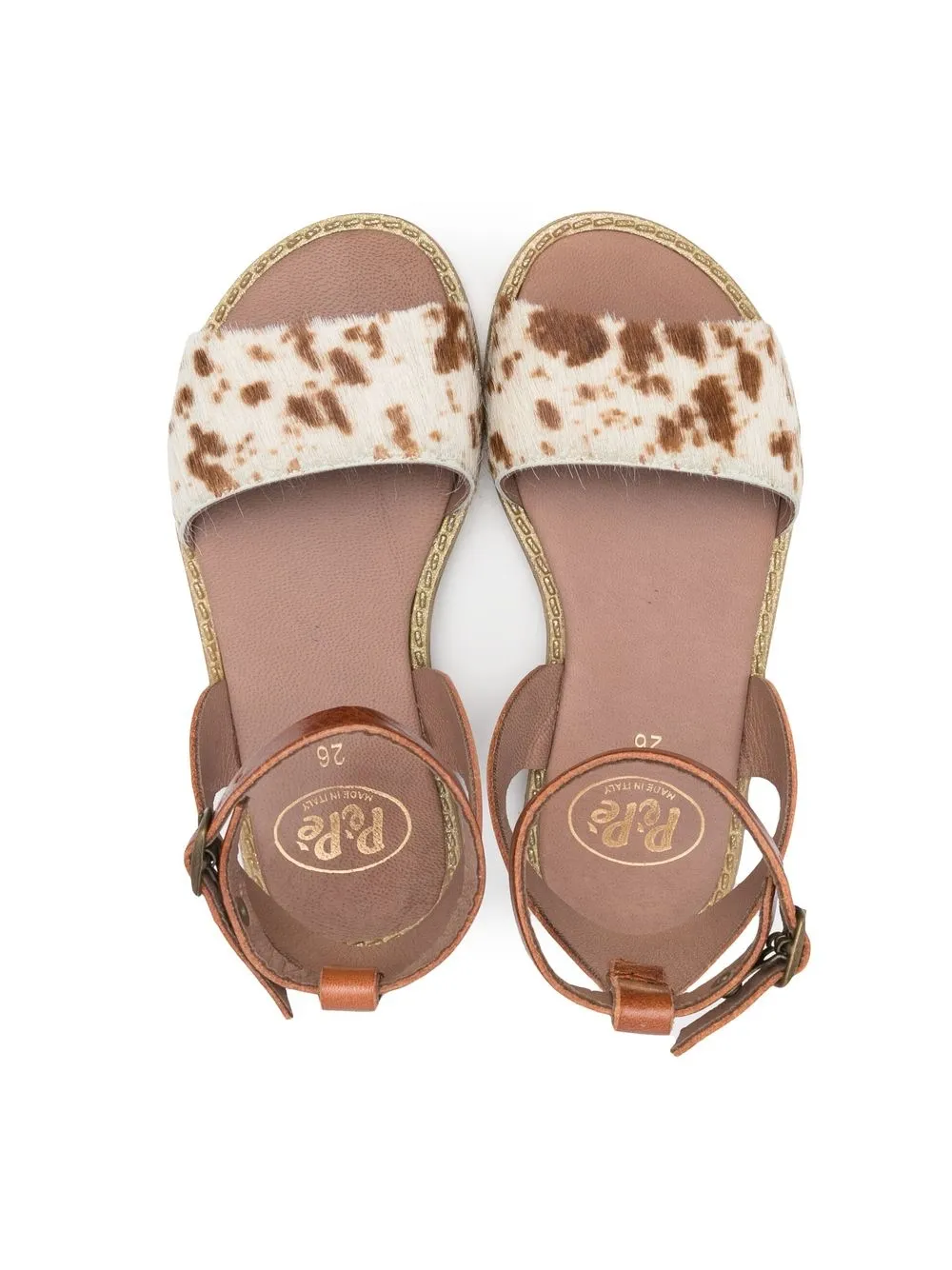  Pèpè Sandalen Mit Print   Nude 