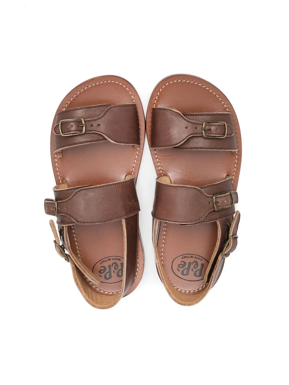  Pèpè Sandalen Mit Schnallendetail   Braun 