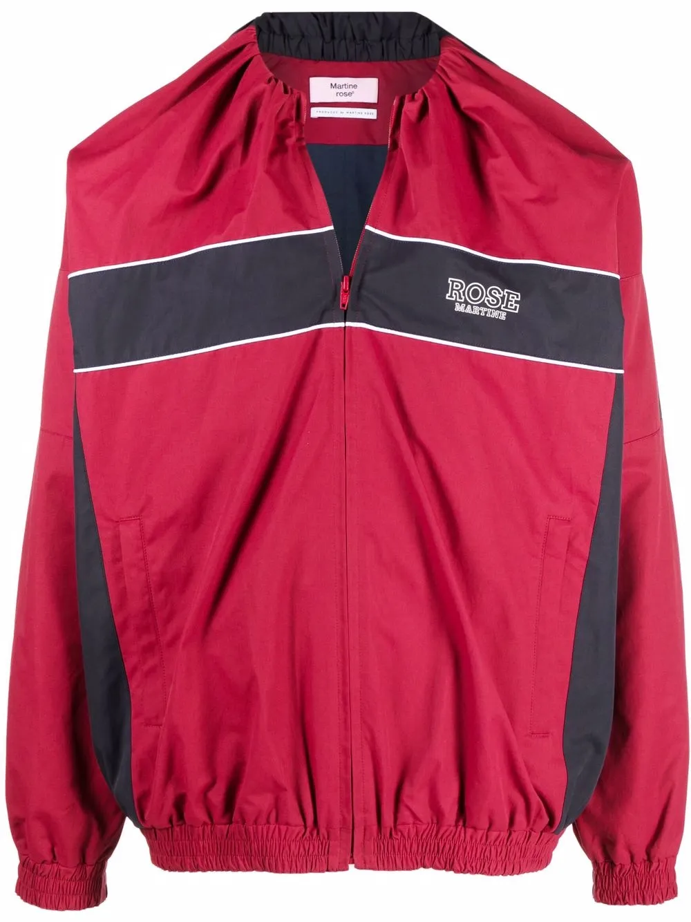 tuck-neck track jacket