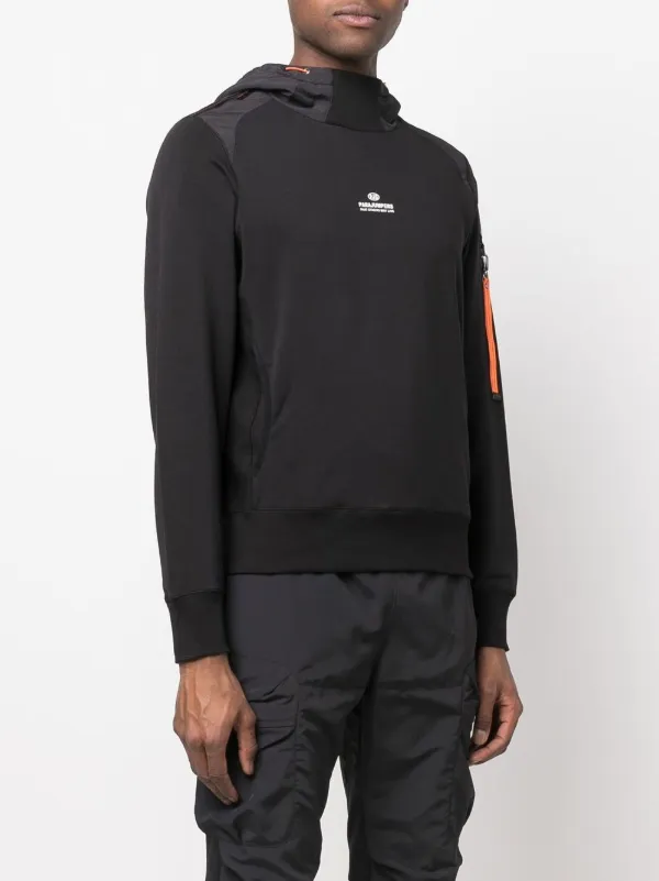 parajumper zip moletom com capuz