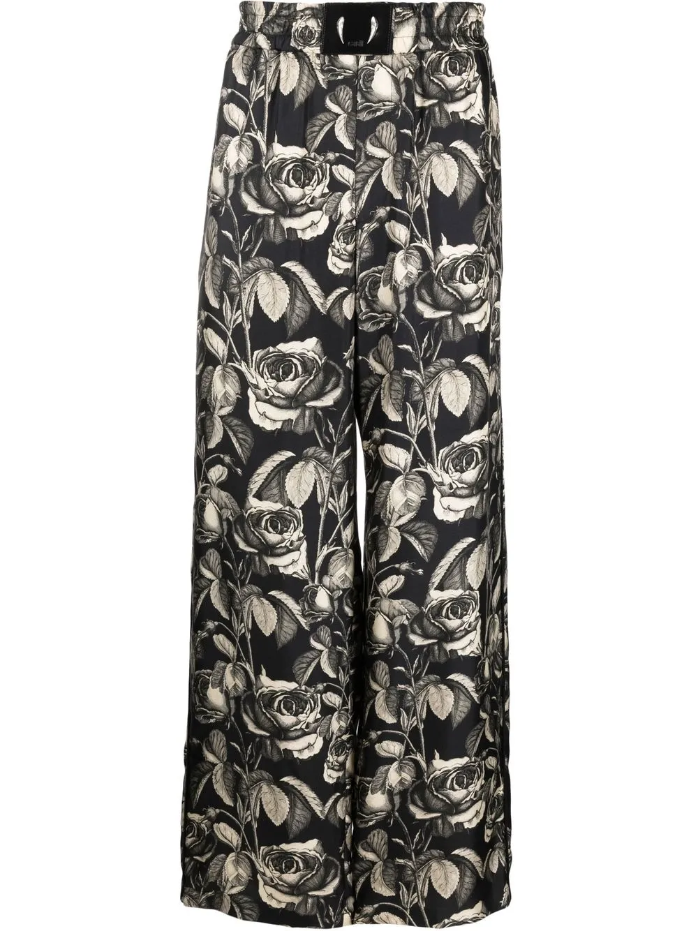 

Roberto Cavalli floral-print straight-leg trousers - D7123