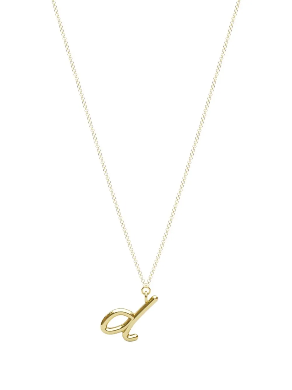 

THE ALKEMISTRY collar Love con letra D en oro amarillo de 18kt - Dorado