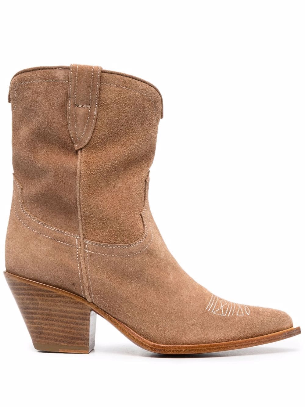 Perla suede western boots