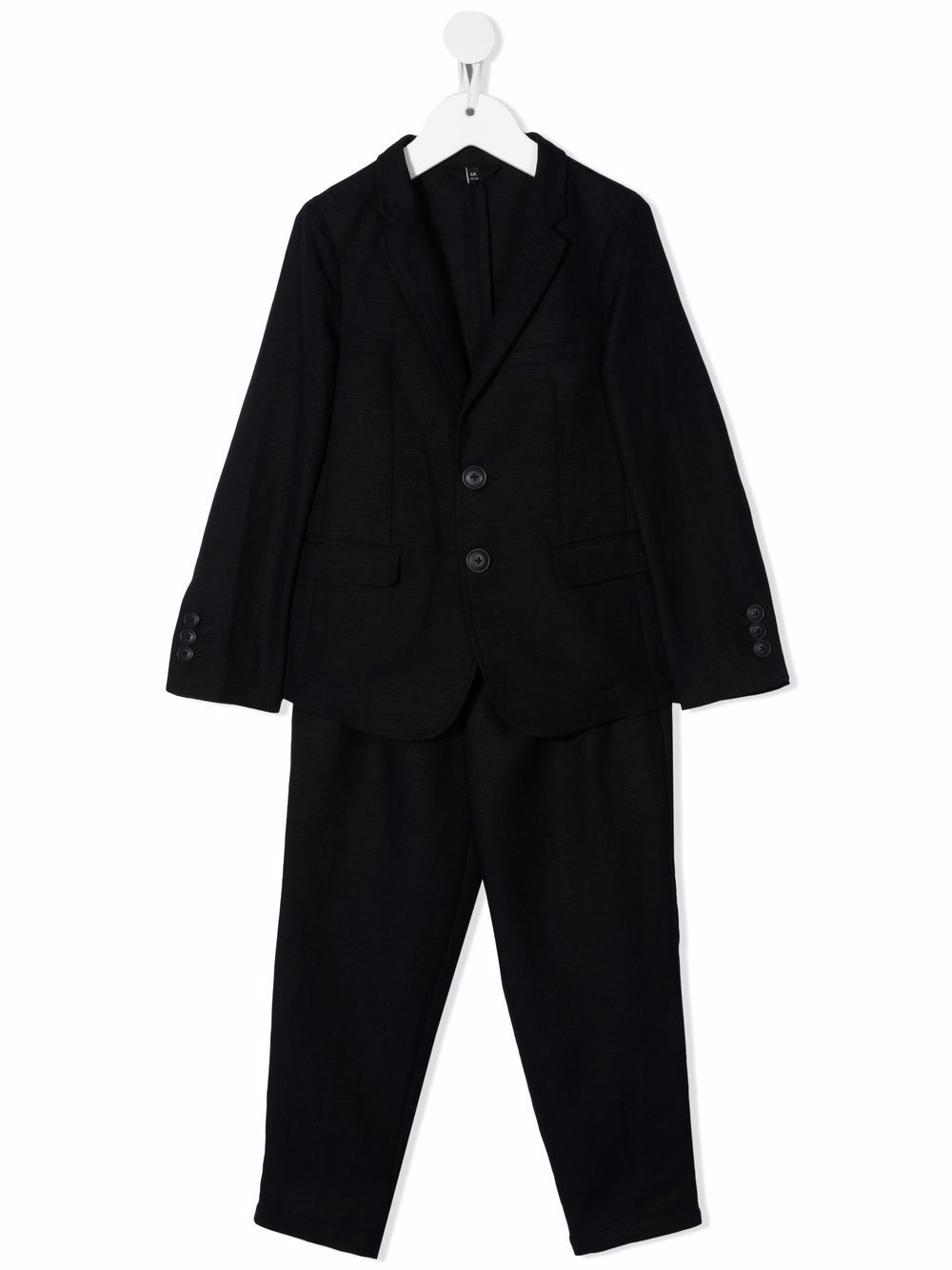 

Emporio Armani Kids traje de dos piezas con botones - Azul