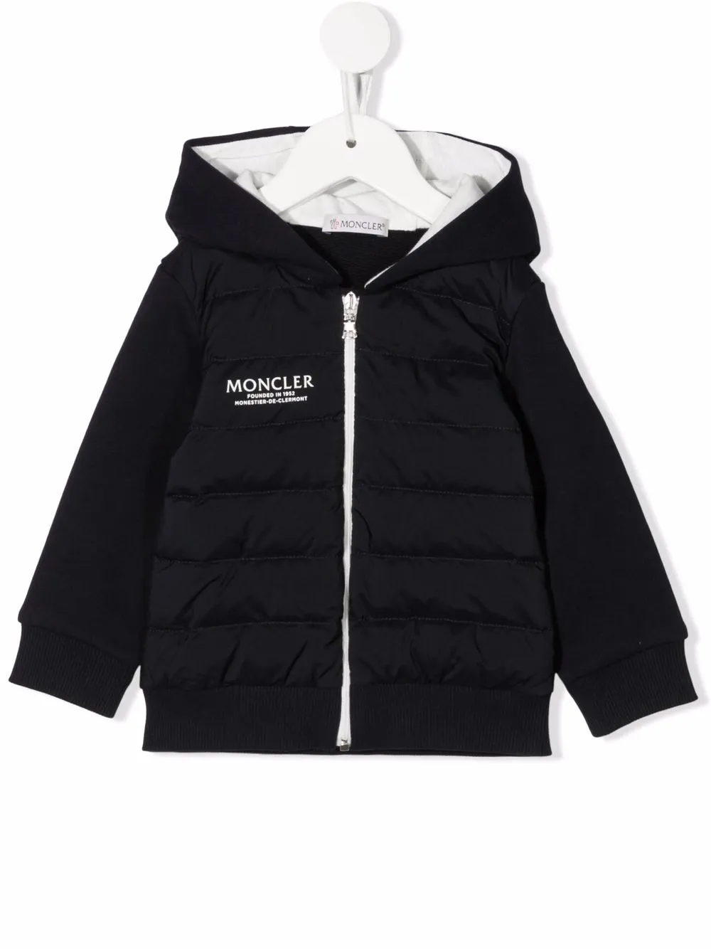 

Moncler Enfant chamarra capitonada con capucha - Azul