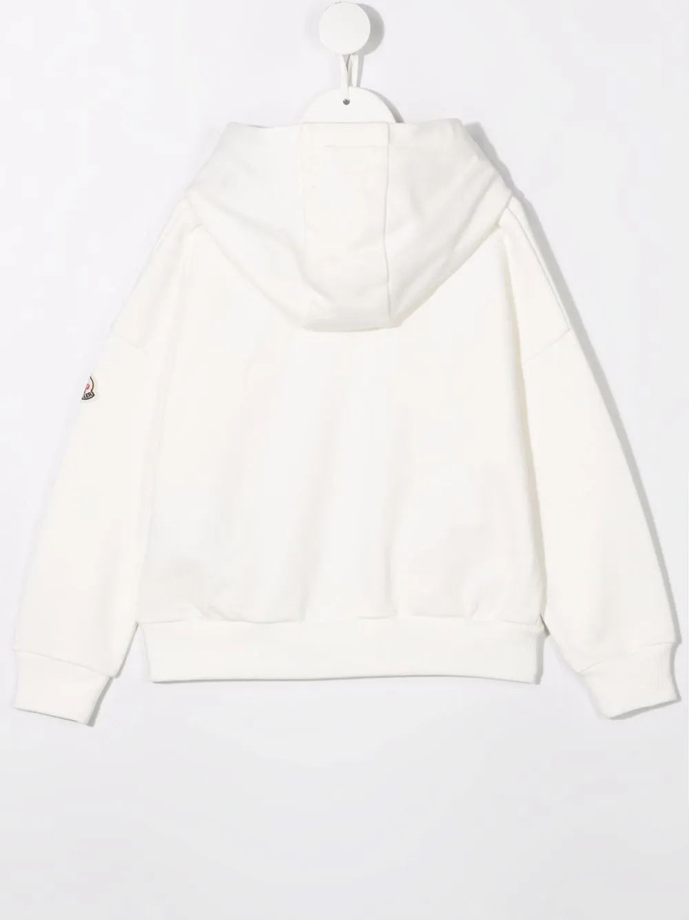 Moncler Enfant Hoodie met logoprint - Wit