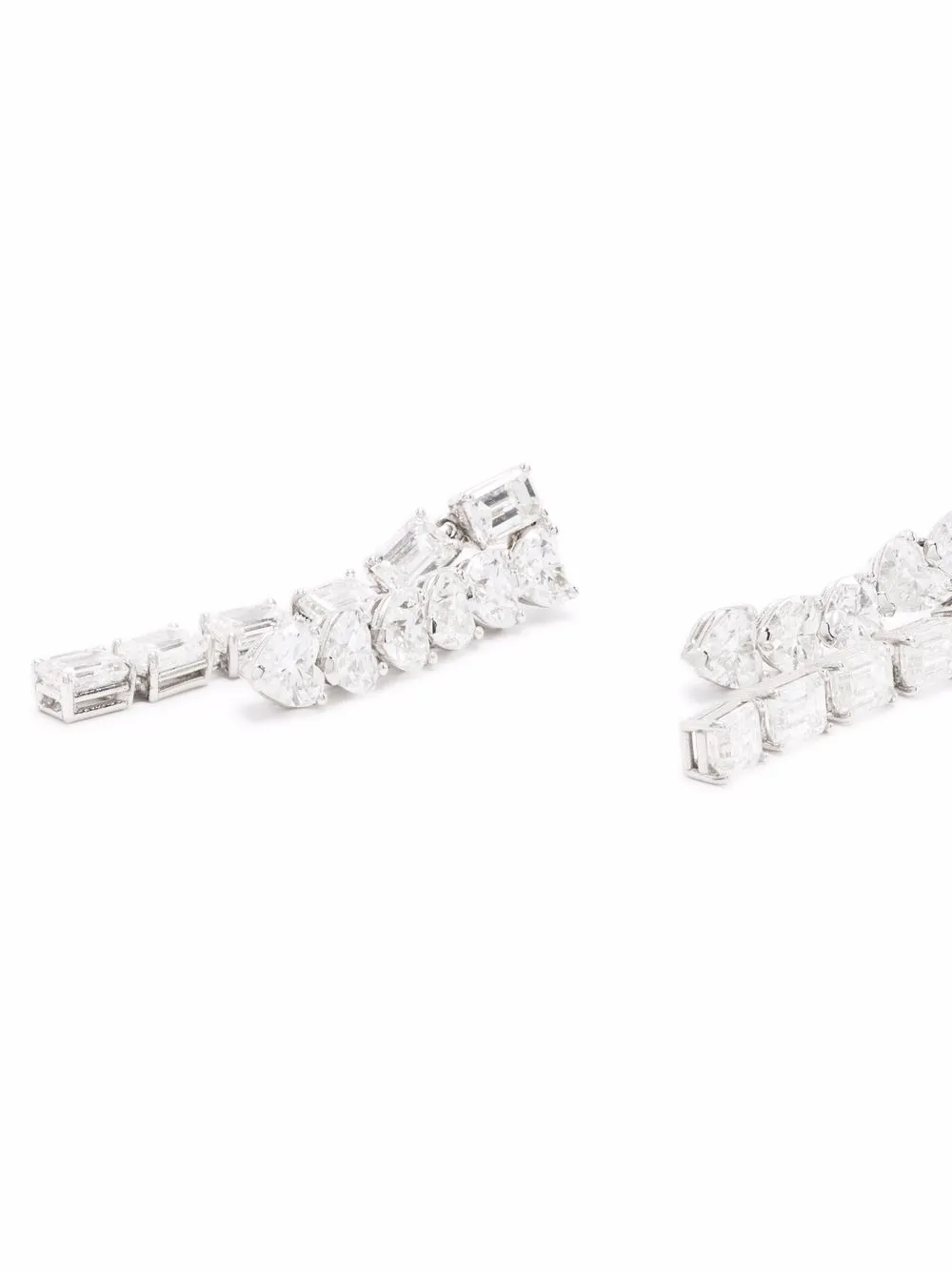 Shay 18kt Weißgoldohrringe Mit Diamanten   Silber 