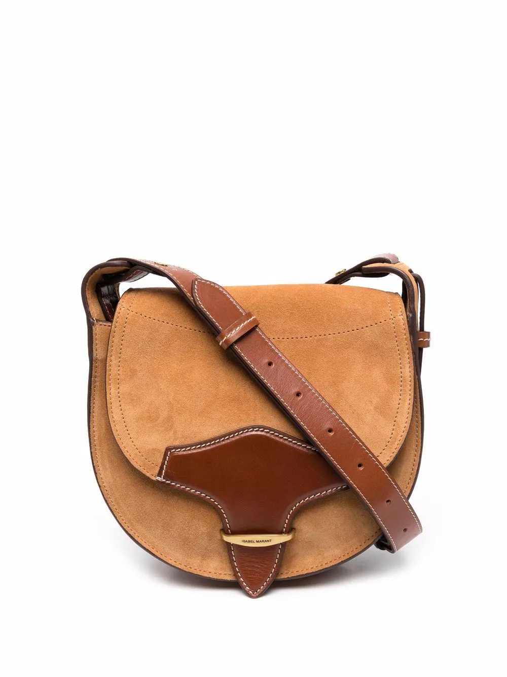 

Isabel Marant Botsy leather crossbody bag - Brown