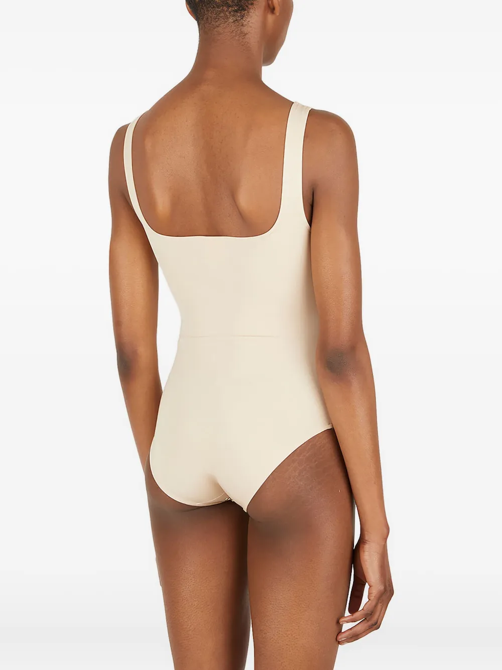 Courrèges cut-out bodysuit Beige