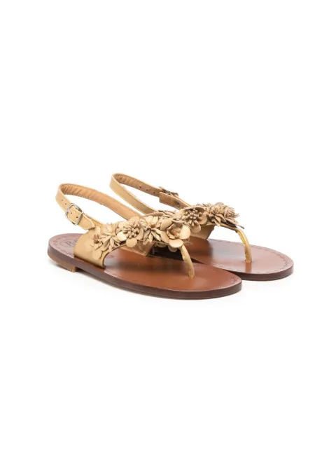 Pèpè floral-detail slingback sandals
