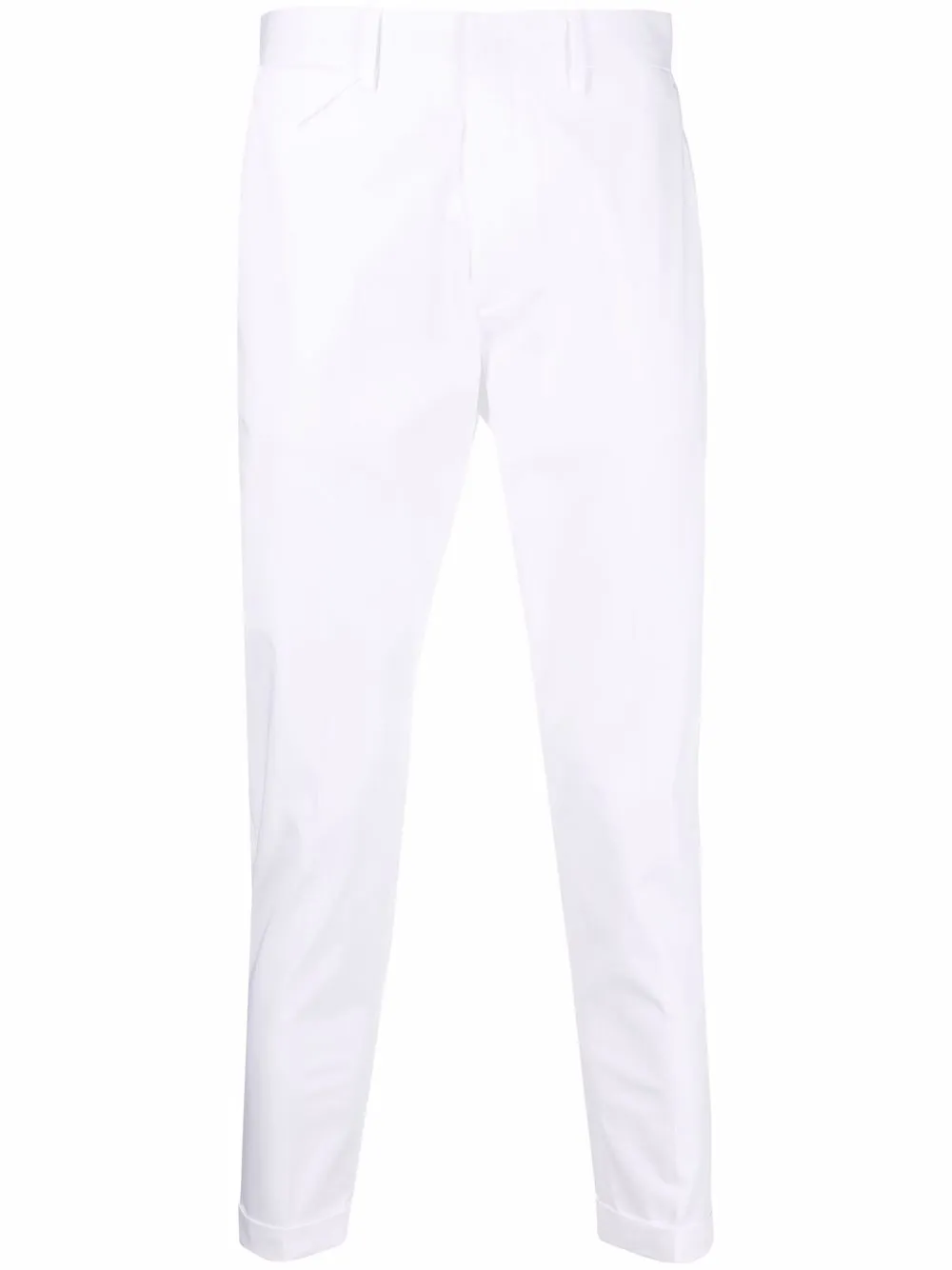 

Low Brand cropped tapered trousers - White