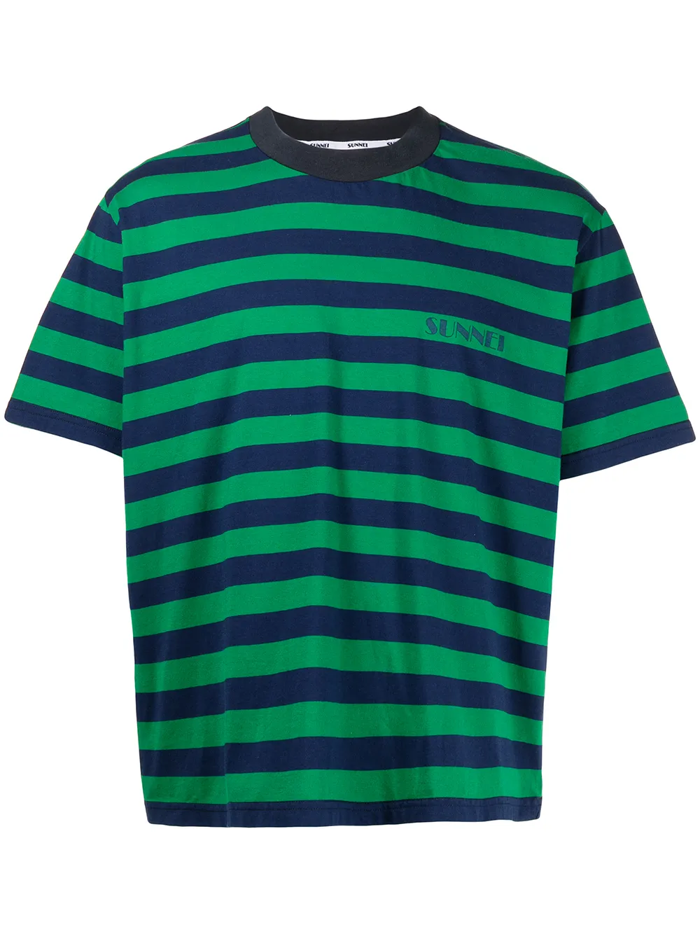 

Sunnei mini logo cotton T-shirt - Green