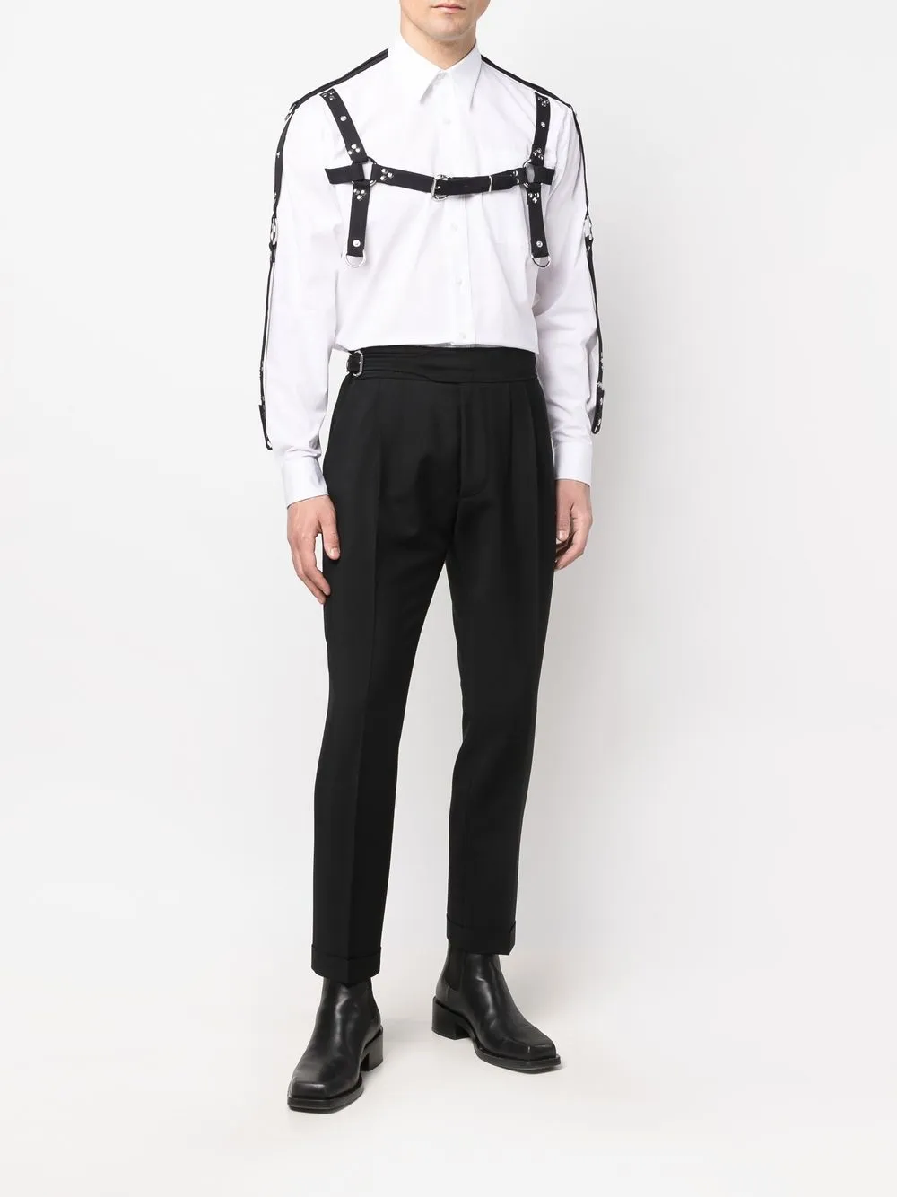 Roberto Cavalli Cropped broek - Zwart