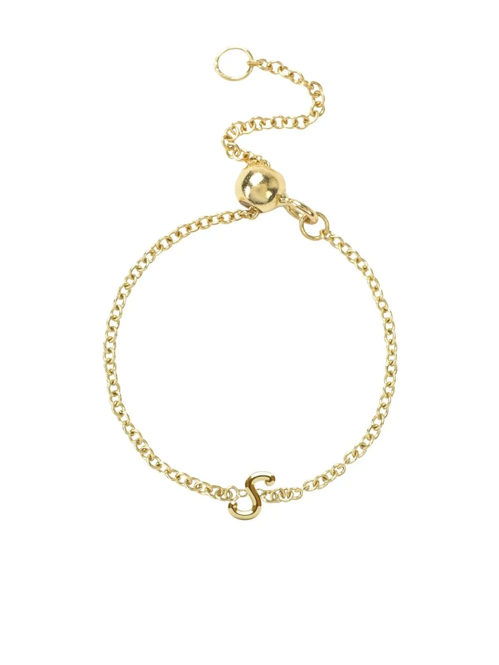 

THE ALKEMISTRY anillo en oro amarillo de 18kt S Initial - Dorado