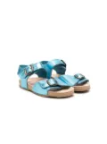 Pèpè metallic buckle sandals - Blue