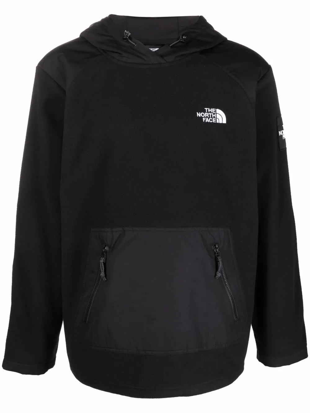 

The North Face chamarra con capucha y logo estampado - Negro