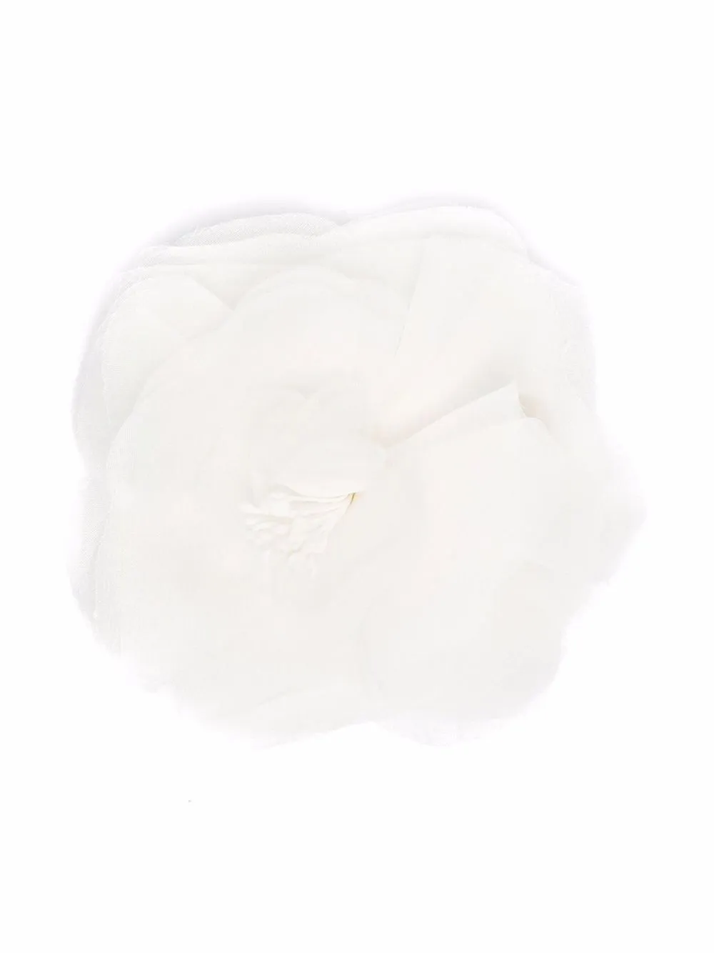 

La Stupenderia broche para el cabello con flor - Blanco