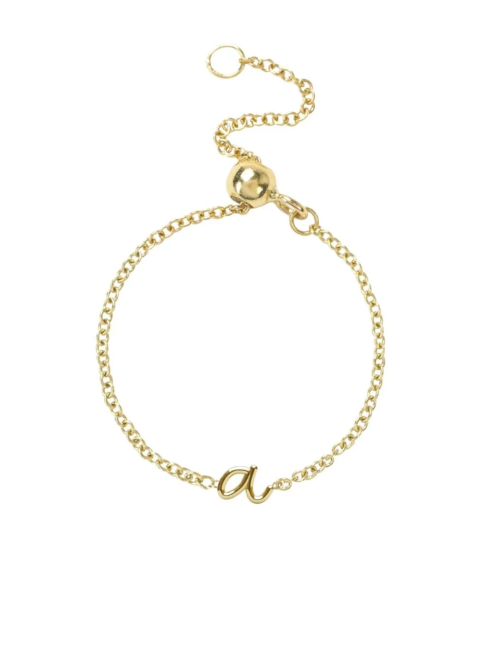 

THE ALKEMISTRY anillo en oro amarillo de 18kt A Initial - Dorado