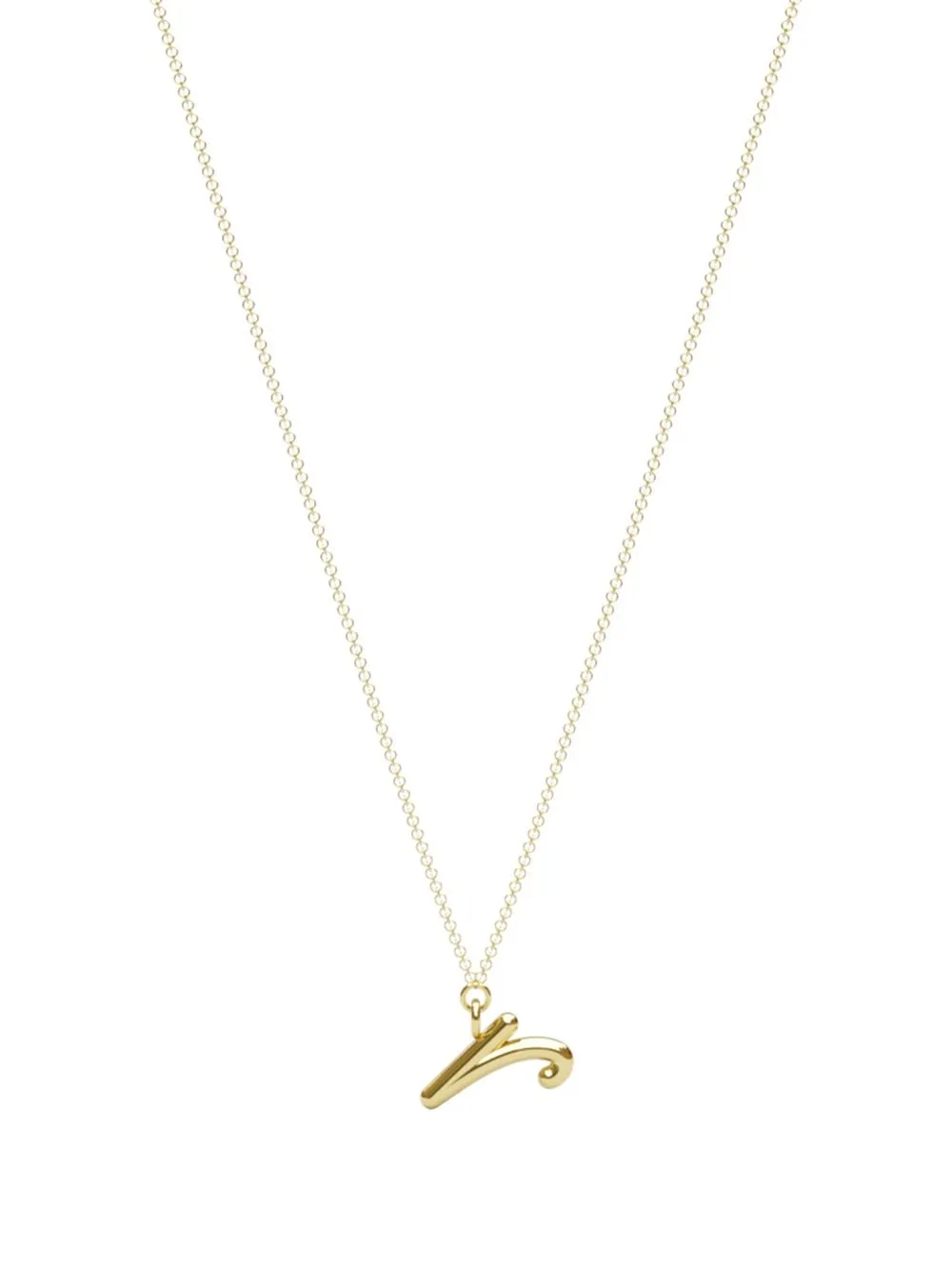 

THE ALKEMISTRY collar Love con letra R en oro amarillo de 18kt - Dorado