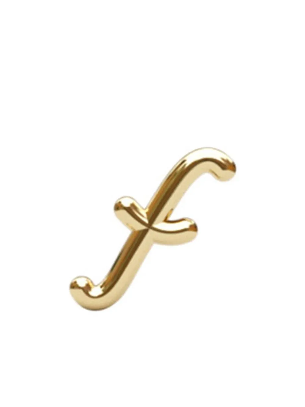 

THE ALKEMISTRY 18kt yellow gold Love Letter stud earring