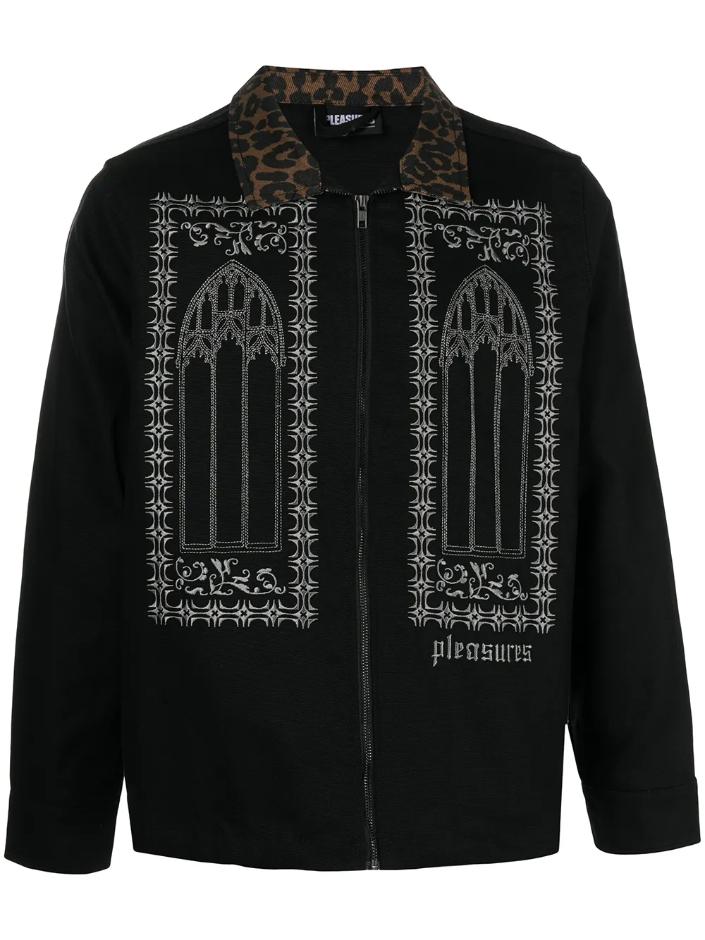 

Pleasures sobrecamisa con bordado - Negro