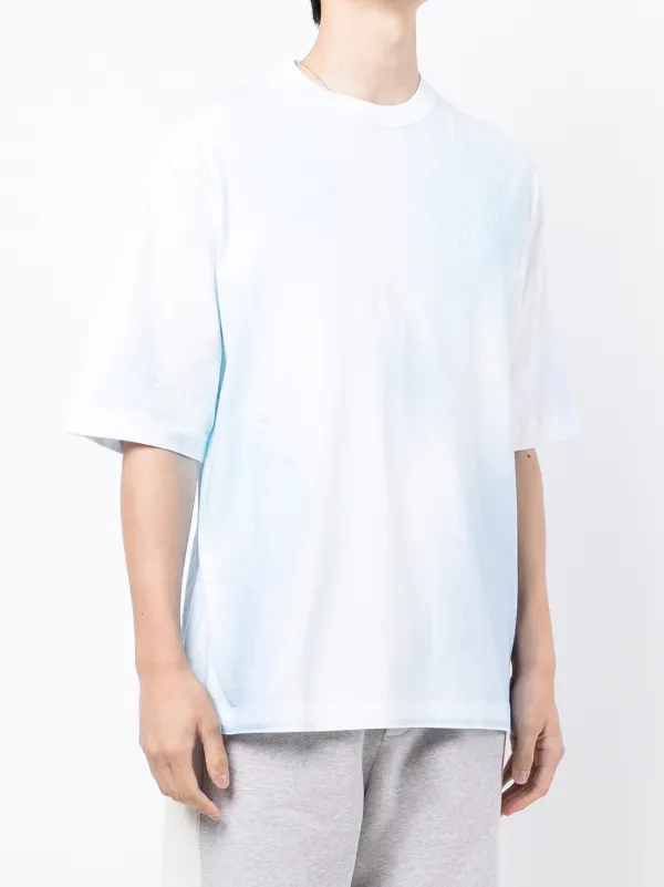 Off-White debossed-logo tie-dye Cotton T-shirt - Farfetch