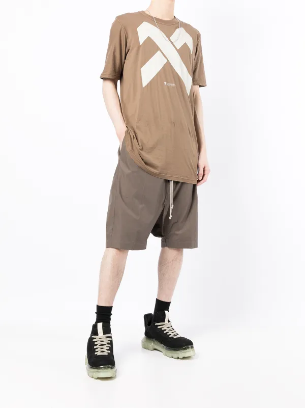 11 By Boris Bidjan Saberi ロゴ Tシャツ | ブラウン | FARFETCH JP