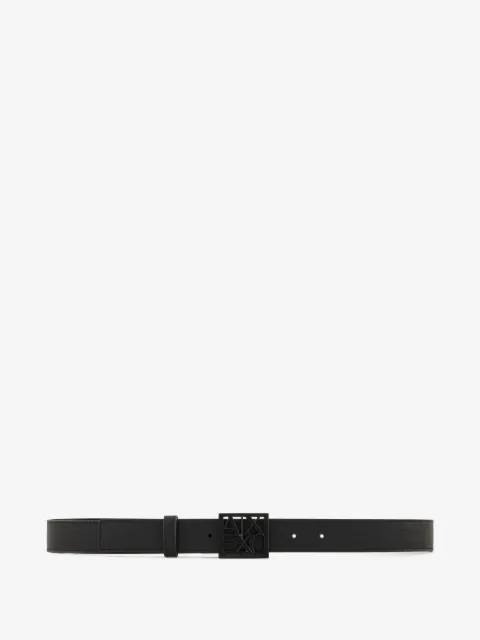 Armani Exchange logo-buckle belt