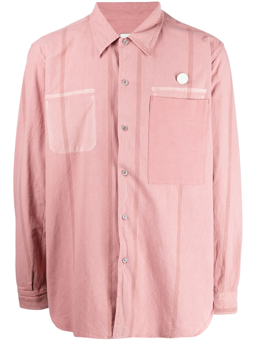 long-sleeve poplin shirt