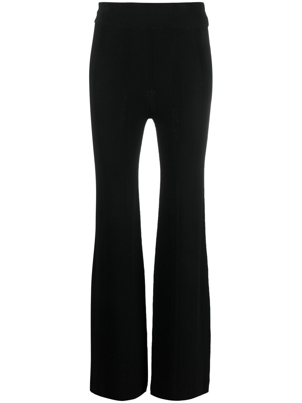 Soleima knitted flared trousers