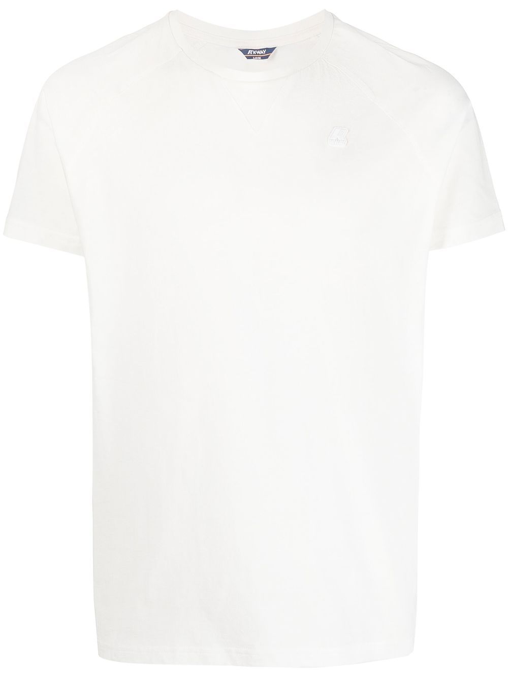 K-way Logo-patch Cotton T-shirt In White