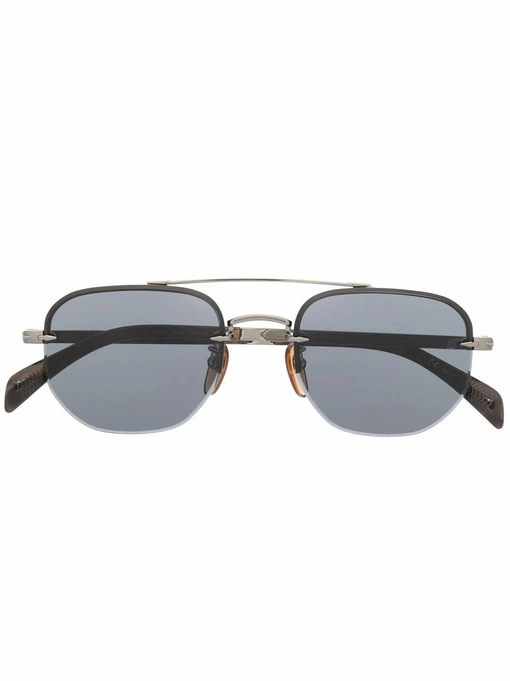

Eyewear by David Beckham lentes de sol con armazón estilo piloto - Gris