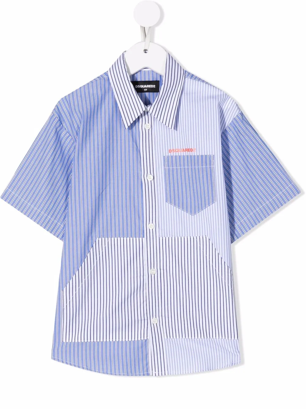 

Dsquared2 Kids stripe-pattern shirt - Blue