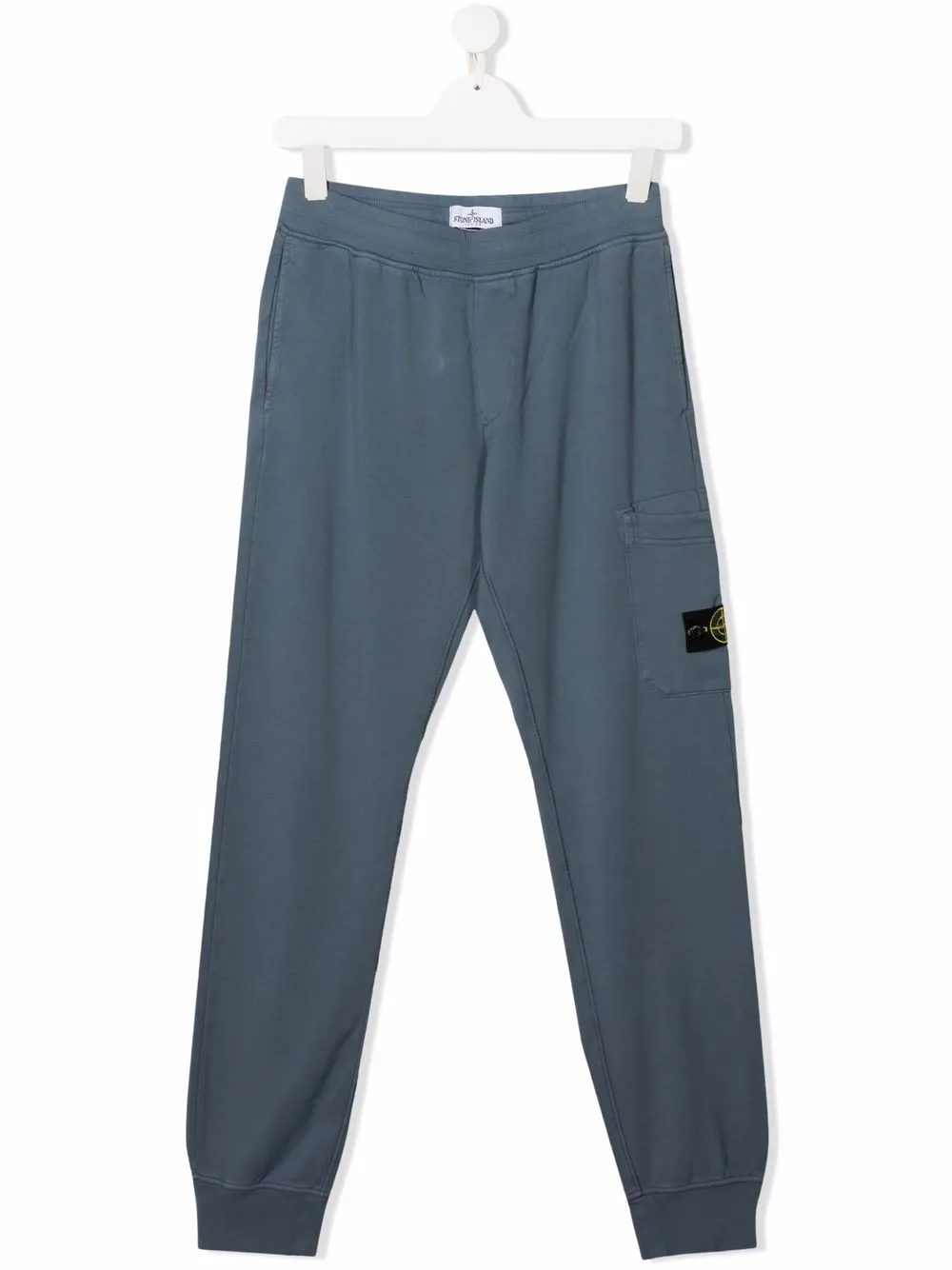 

Stone Island Junior pants con parche del logo - Azul