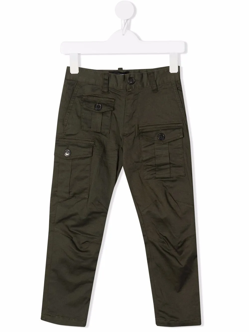 

Dsquared2 Kids pantalones cargo slim - Verde