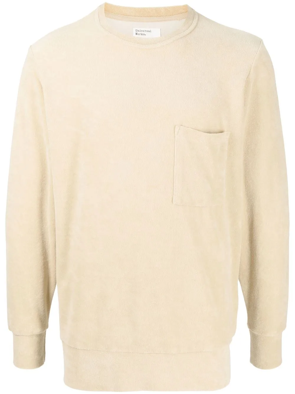 

Universal Works terry-effect sweatshirt - Yellow