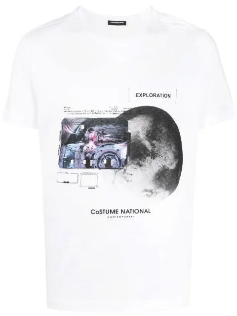 costume national contemporary graphic-print cotton T-Shirt 