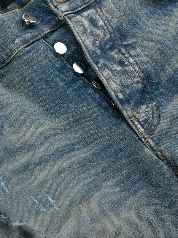 AMIRI Bandana Artpatch Skinny Jeans 