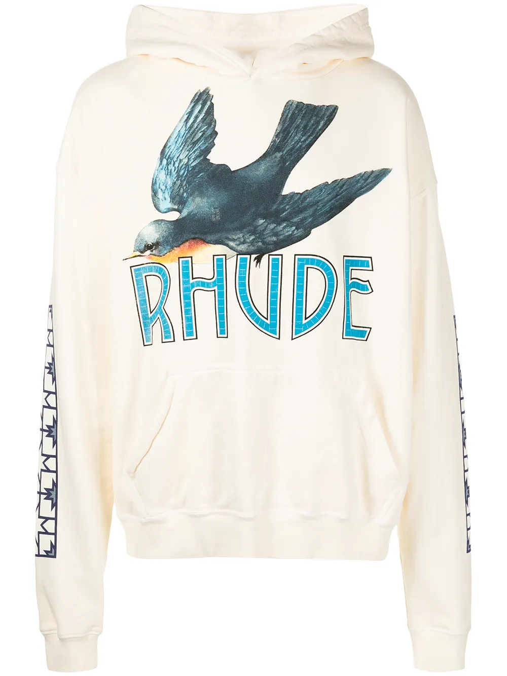 

Rhude hoodie con logo estampado - Neutro