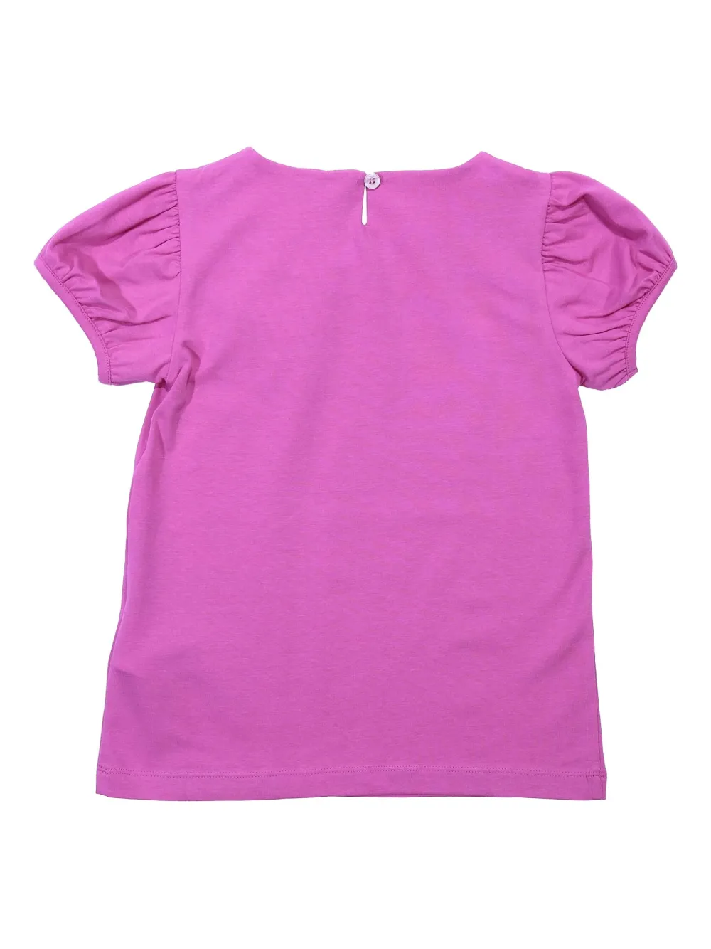 Moschino Kids T-shirt met pofmouwen Paars