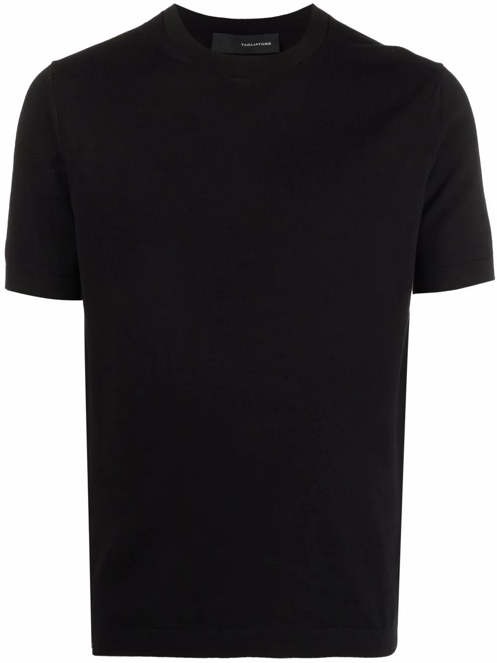 

Tagliatore fine-knit cotton T-Shirt - Black