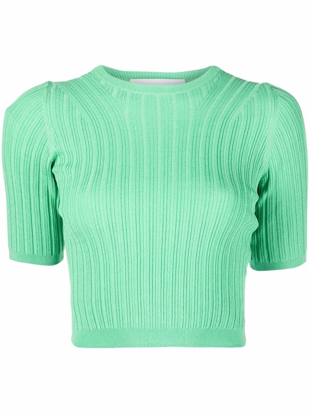 

REMAIN rib-knit short-sleeve top - Green