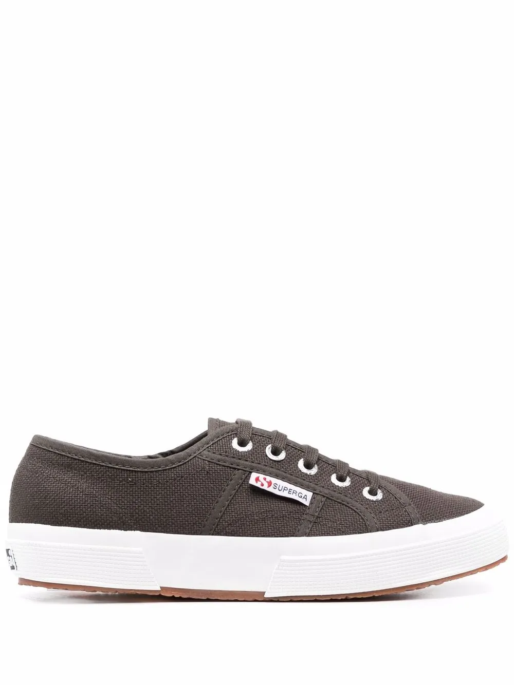 

Superga tenis bajos con logo - Marrón