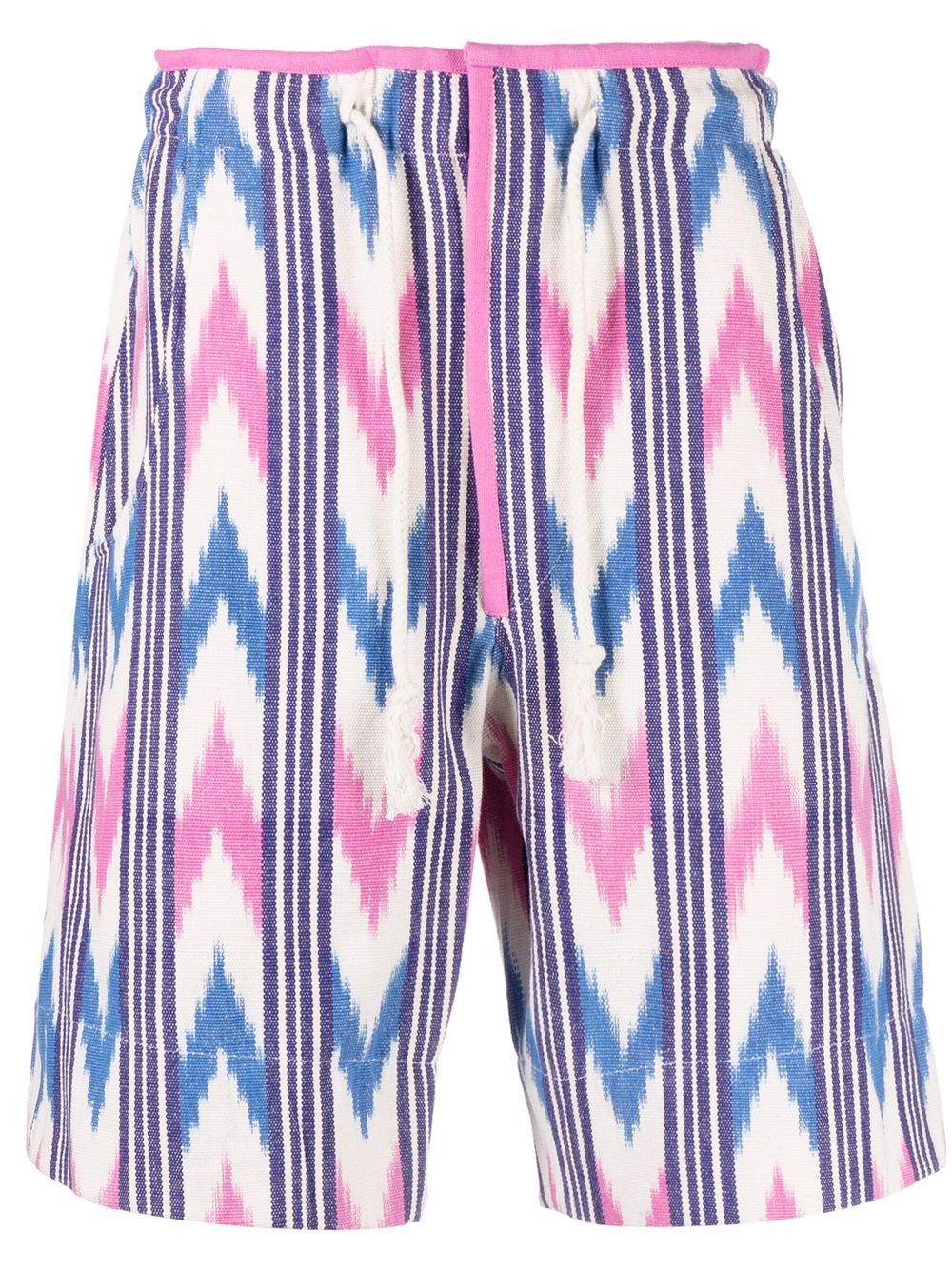 

Isabel Marant bermudas con estampado chevron - Neutro