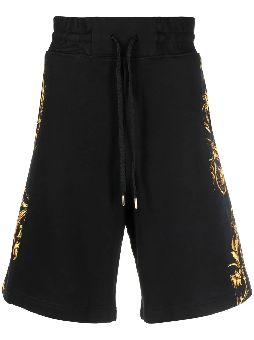 

Versace Jeans Couture bermudas con estampado Barocco - Negro